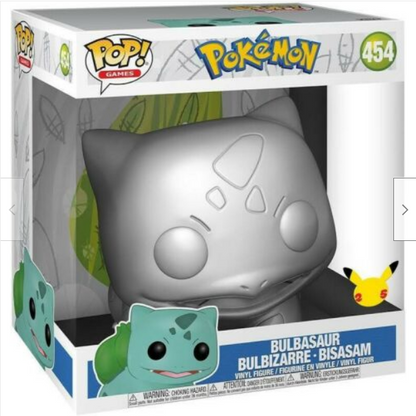 Funko POP! Vinyl: Pokémon Bulbasaur 25cm stříbrná metalíza Exclusive