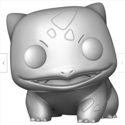 Funko POP! Vinyl: Pokémon Bulbasaur 25cm stříbrná metalíza Exclusive