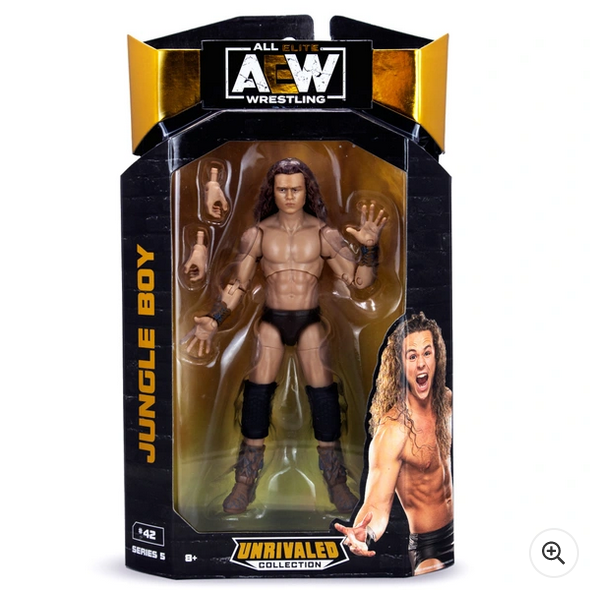 Bezkonkurenční kolekce AEW Jungle Boy 16cm akční figurka