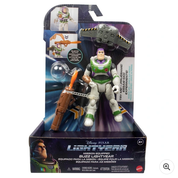 Disney Pixar Lightyear Mission Equipped Buzz Lightyear Action Figure