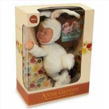 Načíst obrázek do prohlížeče Galerie, Anne Geddes 9 inch Baby White Bunny Doll - Bean Filled Soft Body Collection