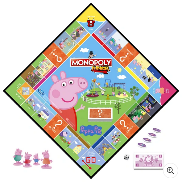 Stolní hra Monopoly Junior: Peppa Pig Edition