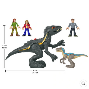 Jurský svět Imaginext Final Confrontation Dinosaur and Figure Pack