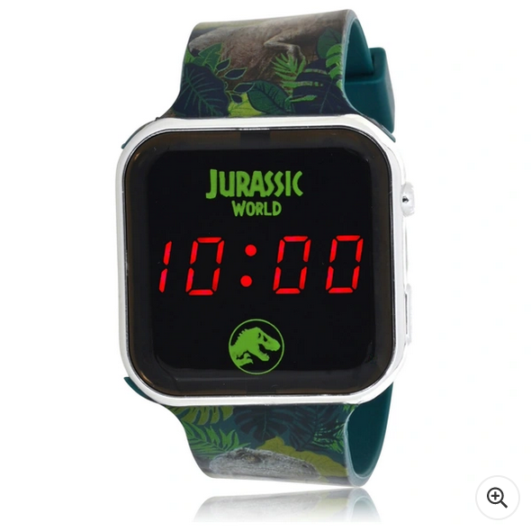 Dětské LED hodinky Jurassic World Dinosaur