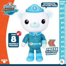 Load image into Gallery viewer, Octonauts Above &amp; Beyond Sound Effects Plush Captain Barnacles Toy