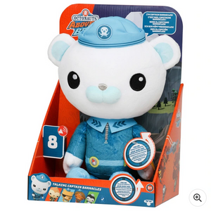 Octonauts Above & Beyond Sound Effects Plush Captain Barnacles Toy