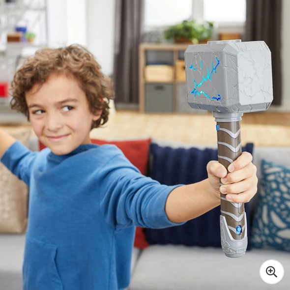 Marvel - Thor: Love and Thunder Mighty FX Mjolnir Electronic Hammer