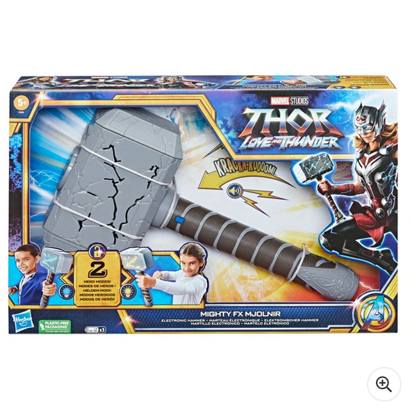 Marvel - Thor: Love and Thunder Mighty FX Mjolnir Electronic Hammer