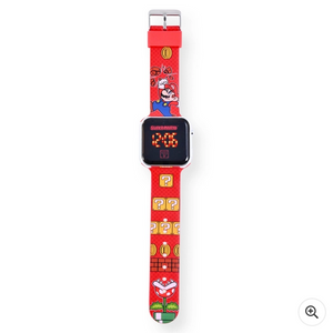 Dětské LED hodinky Super Mario