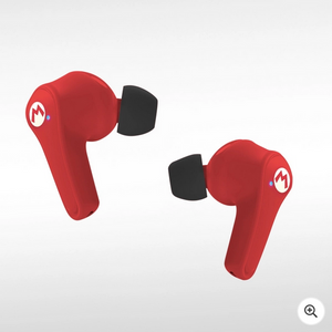 Bezdrátová Bluetooth sluchátka Super Mario True červená
