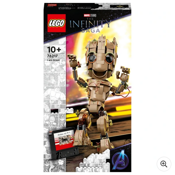 Marvel LEGO 76217 I am Groot Set, Baby Groot Buildable Toy