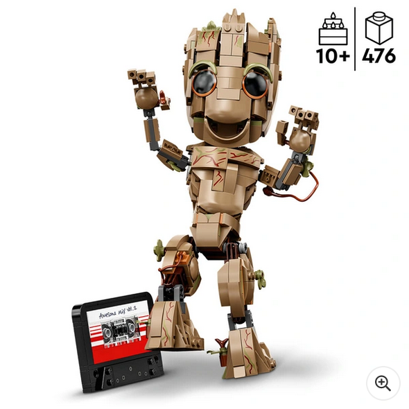 Marvel LEGO 76217 I am Groot Set, Baby Groot Buildable Toy