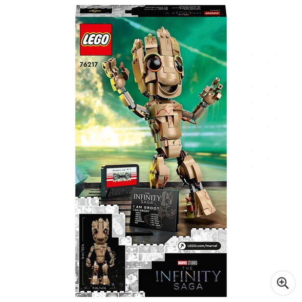 Marvel LEGO 76217 I am Groot Set, Baby Groot Buildable Toy