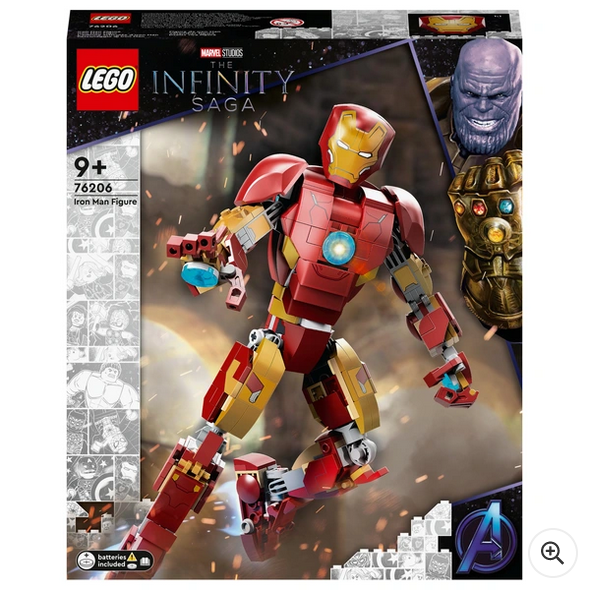 Stavebnice Marvel LEGO 76206 Figurka Iron Mana