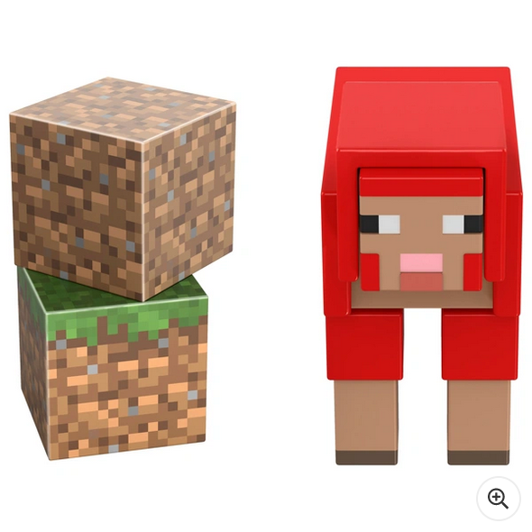 Minecraft 8cm figurka červené ovce