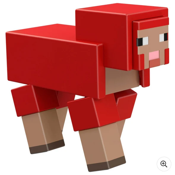 Minecraft 8cm figurka červené ovce