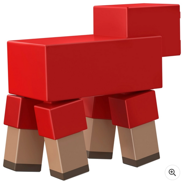 Minecraft 8cm figurka červené ovce