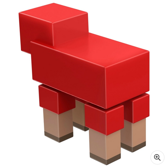 Minecraft 8cm figurka červené ovce