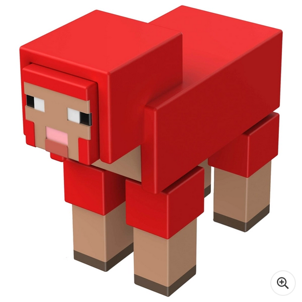 Minecraft 8cm figurka červené ovce