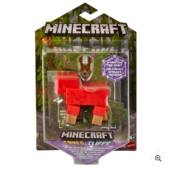 Minecraft 8cm figurka červené ovce