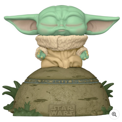 Funko POP! Vinyl Deluxe: Star Wars The Mandalorian - The Child Using the Force (světla a zvuky)