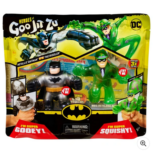 Heroes Of Goo Jit Zu Metallic Batman vs The Riddler