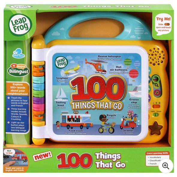 LeapFrog 100 Things That Go Book