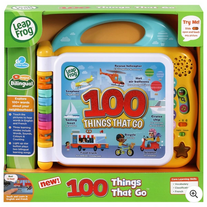 Hračka LeapFrog 100 Things That Go