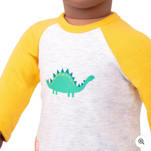 Load image into Gallery viewer, Our Generation Boy Deluxe PJ Dino Outfit