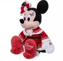 Load image into Gallery viewer, Minnie Mouse Christmas Cheer Medium Plush Disney 2022