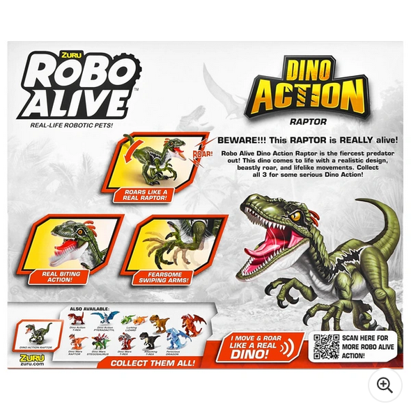 Robo Alive Dino Action Raptor by ZURU