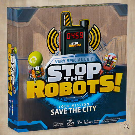 Stop the Robots Board Game