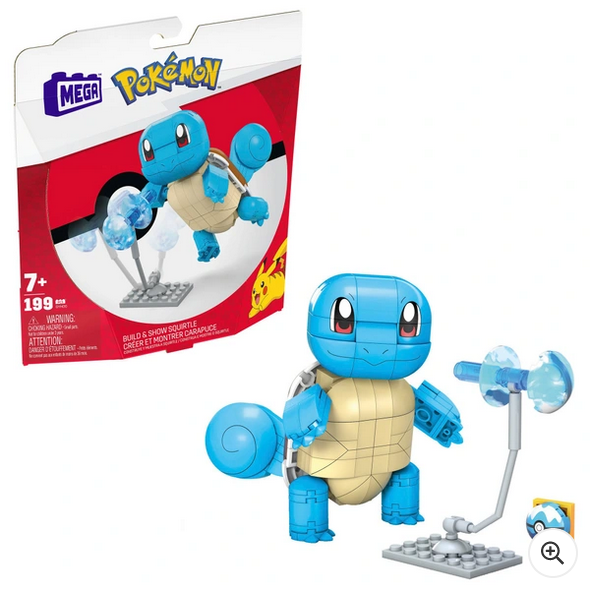 Pokémon Squirtle Mega Building Set By Mega Construx