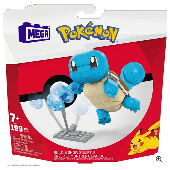 Pokémon Squirtle Mega Building Set By Mega Construx