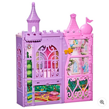 Načíst obrázek do prohlížeče Galerie, Disney Princess Fold ‘n Go Celebration Castle Playset with 20 Accessories