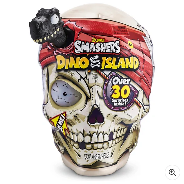 Smashers Dinosaur Island Giant Skull Over 30 Surprises Inside by Zuru