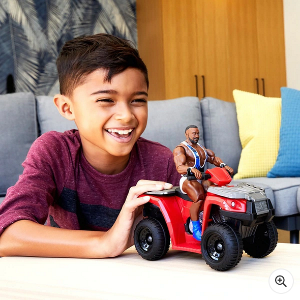 WWE Wrekkin' Slam N Spin ATV Vehicle with Big E Figure