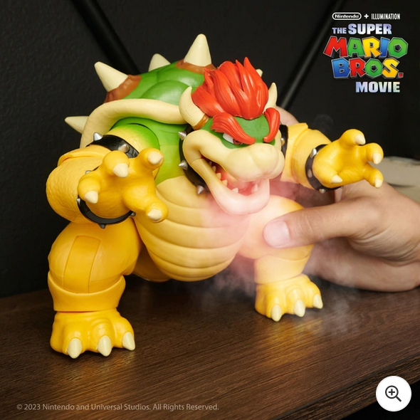 Nintendo Super Mario Movie 18cm 'Fire Breathing' Bowser Figure