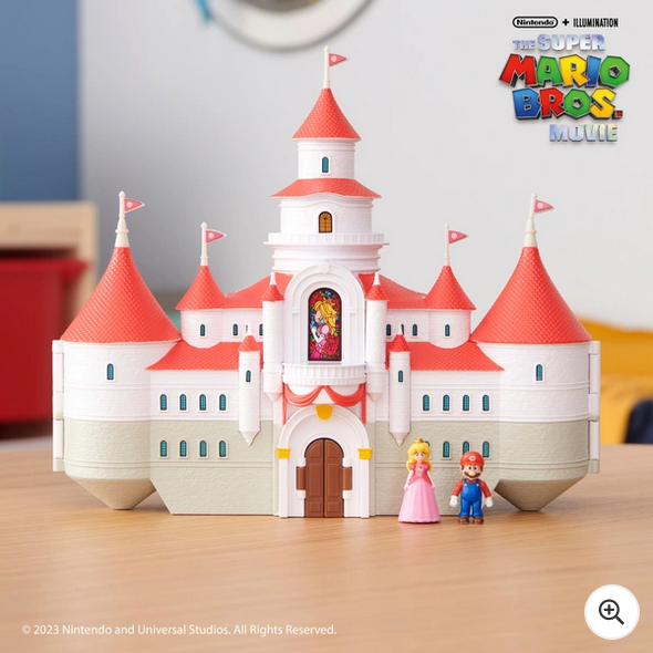 Nintendo Super Mario Movie Mushroom Kingdom Castle Playset