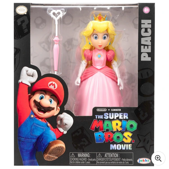 Nintendo Super Mario Movie Figure - Princess Peach with Umbrella