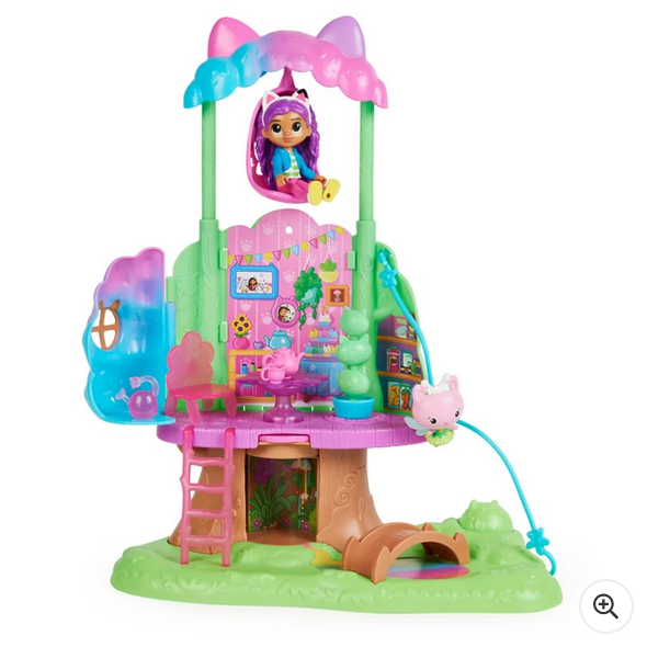 Gabby's Dollhouse Kitty Fairy's Garden Treehouse