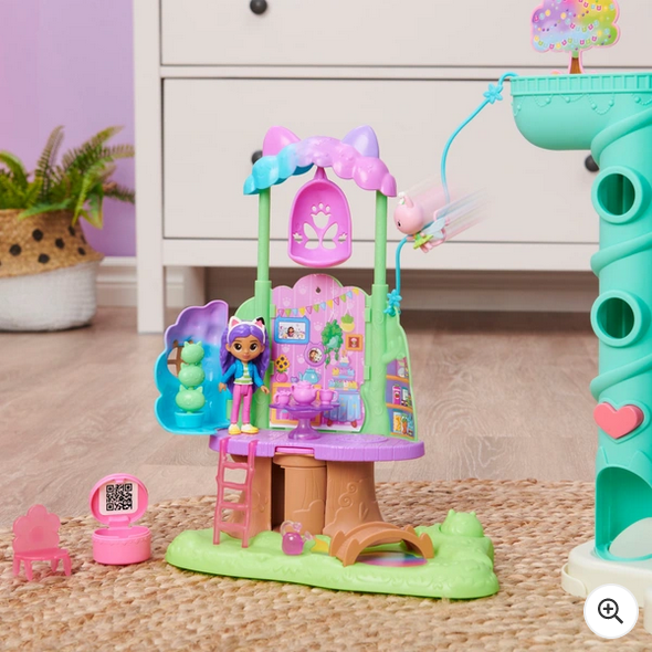 Gabby's Dollhouse Kitty Fairy's Garden Treehouse