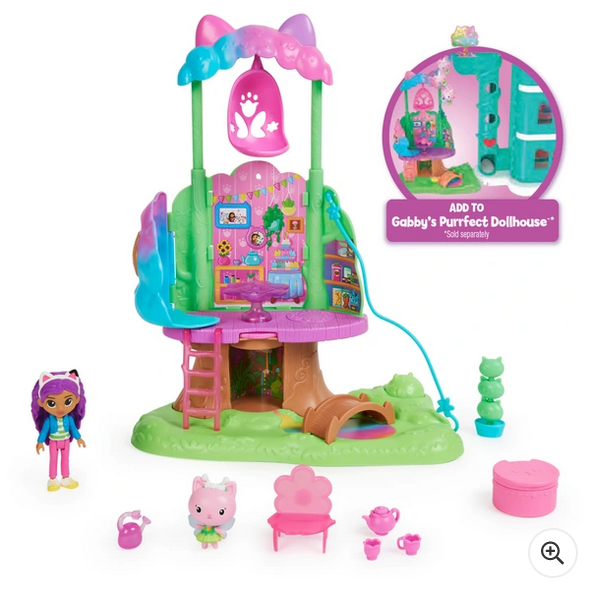 Gabby's Dollhouse Kitty Fairy's Garden Treehouse