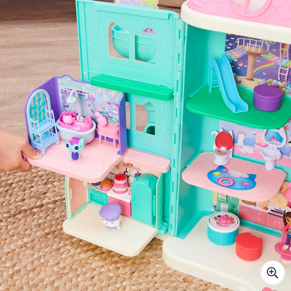 Gabby’s Dollhouse Primp and Pamper Bathroom with Figure and Accessories