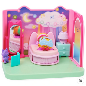 Gabby’s Dollhouse Sweet Dreams Bedroom with Cat Figure and Accessories