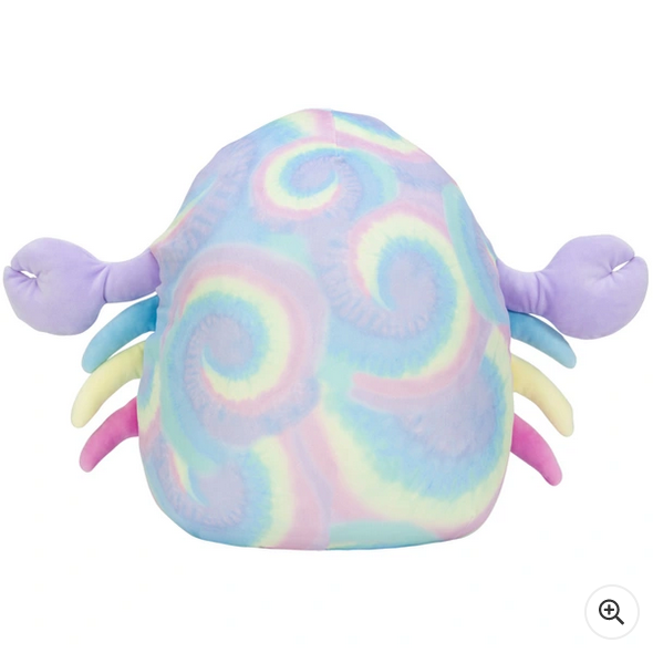 squishmallows 40cm Christabel the Purple Swirl Crab Soft Plush