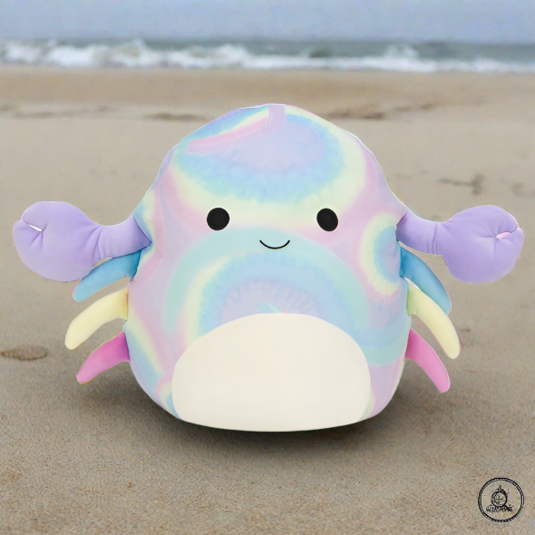 squishmallows 40cm Christabel the Purple Swirl Crab Soft Plush