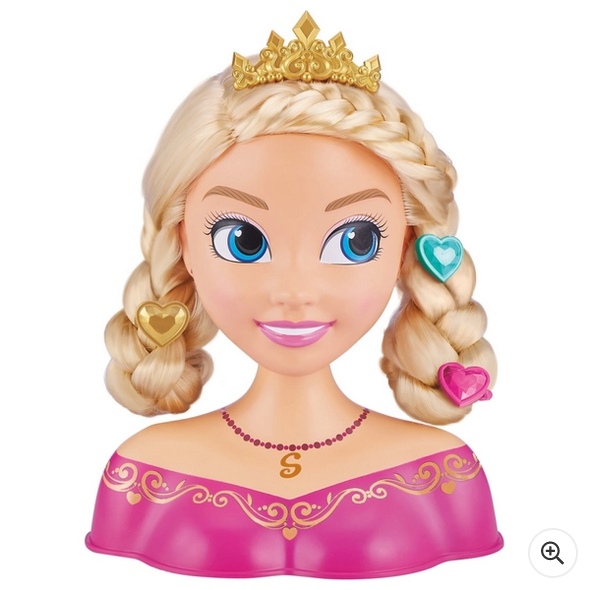 Sparkle Girlz Princess Hair Styling Head By ZURU