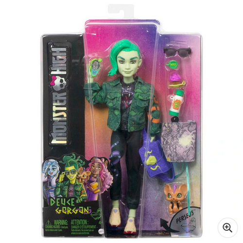 Monster High Deuce Gorgon Doll with Pet and Accessories