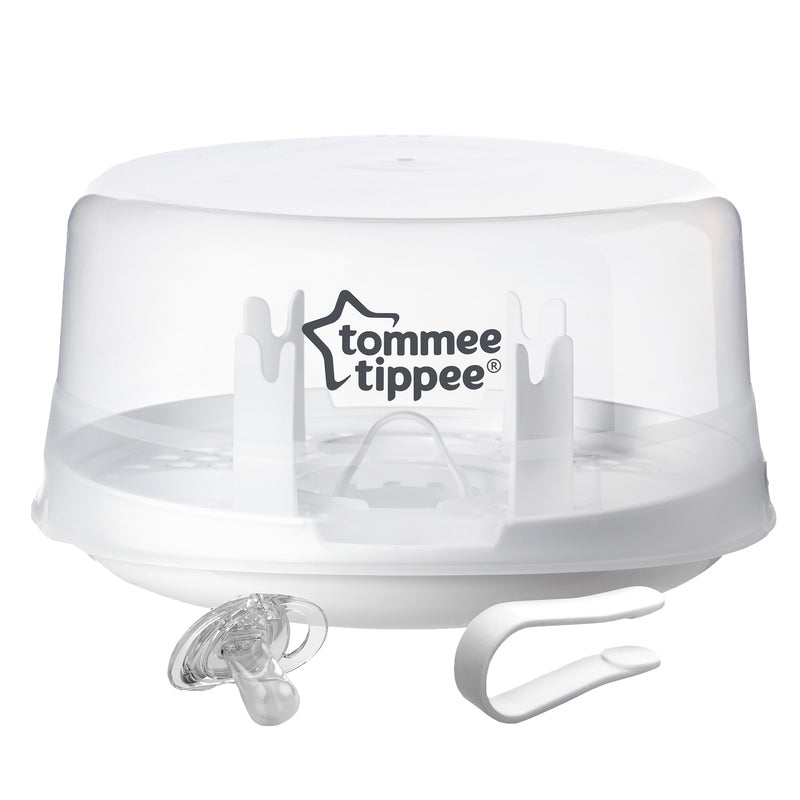 Mikrovlnný sterilizátor a manuální odsávačka mateřského mléka Tommee Tippee Closer to Nature